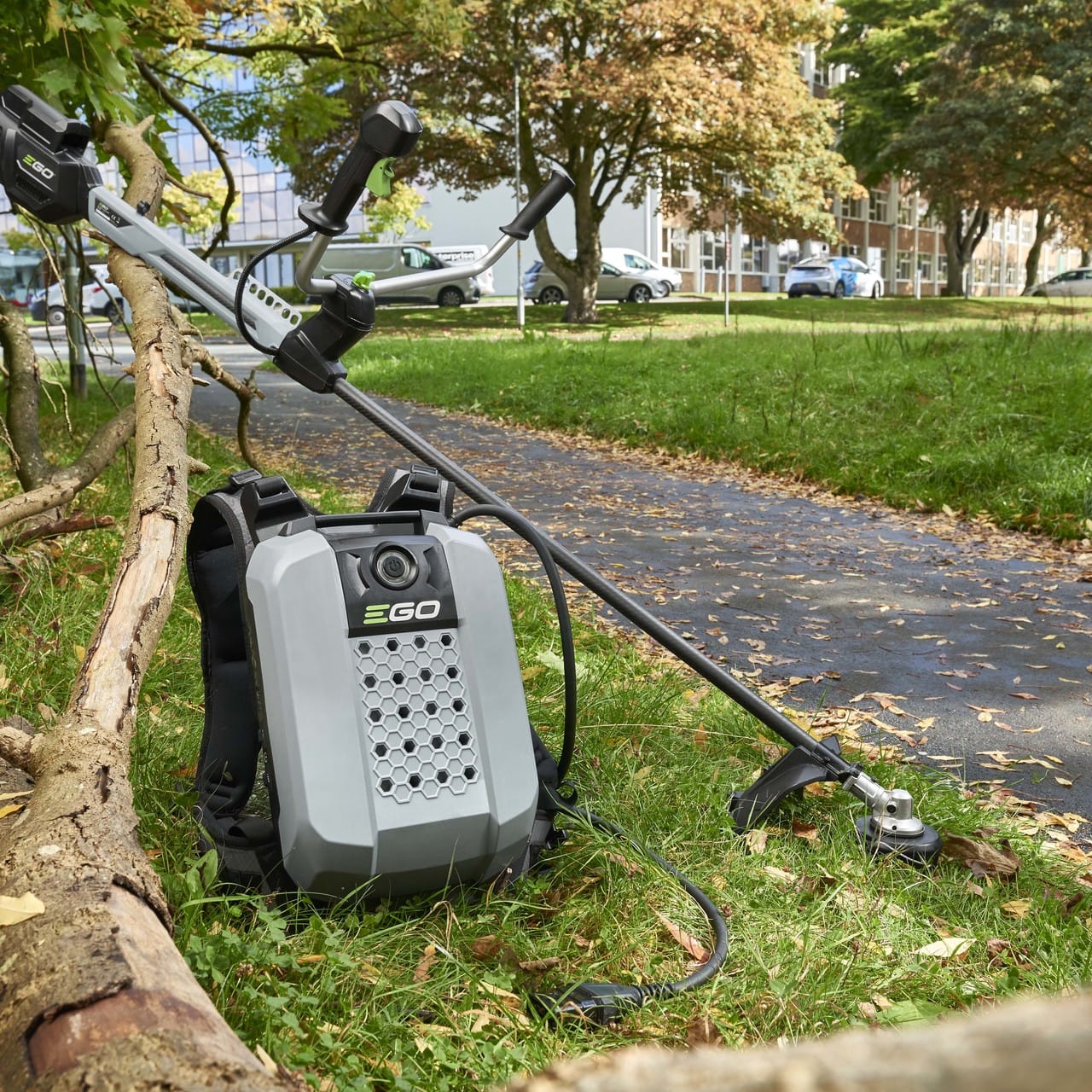 Ego Power+ product on the lawn