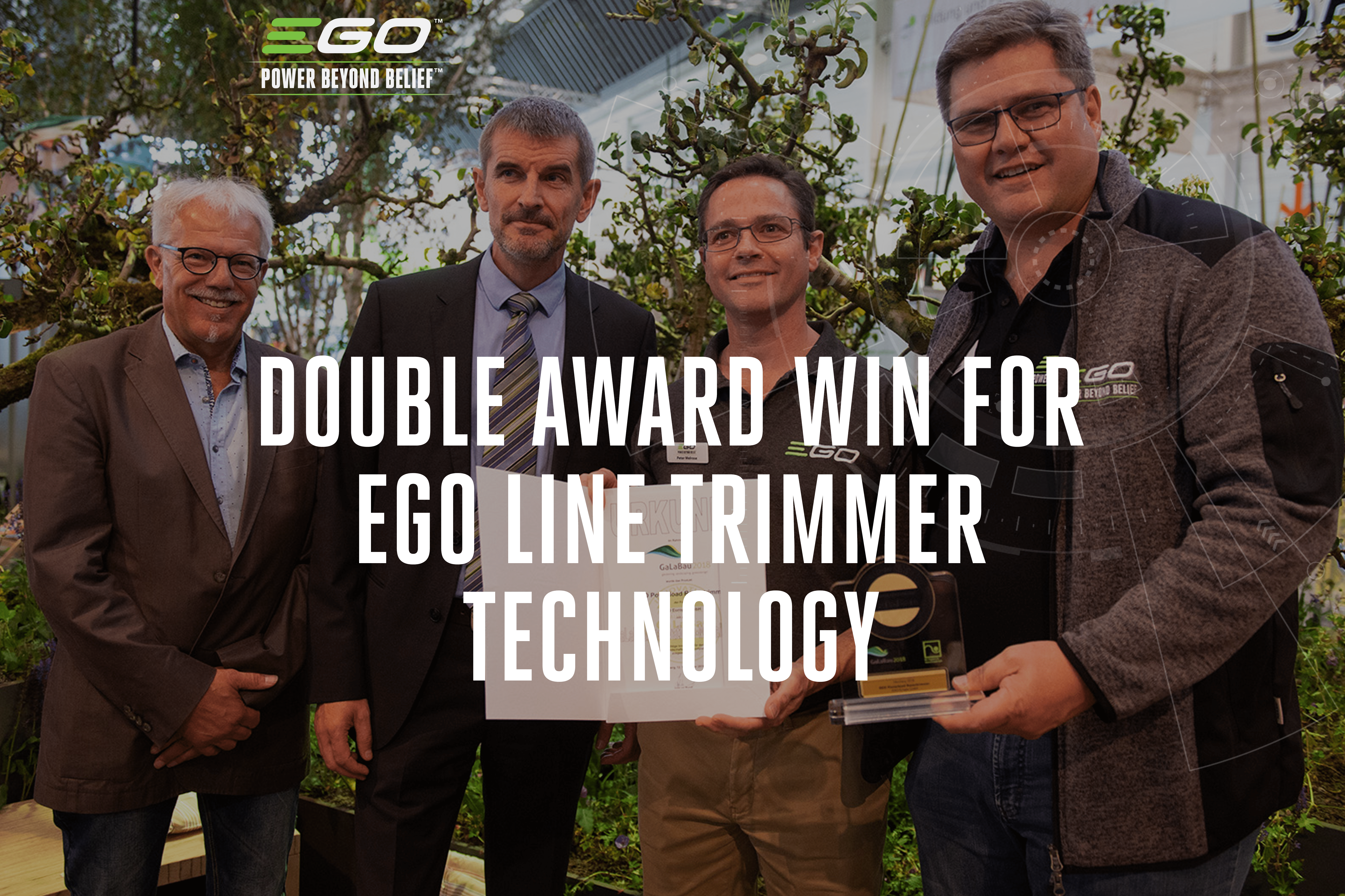 Double Award Win for EGO Line Trimmer Technology