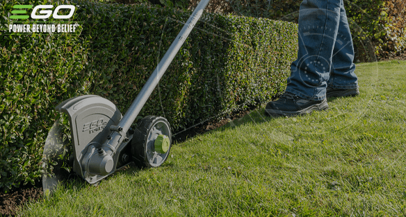 Spring is the perfect time to establish a neat lawn edge