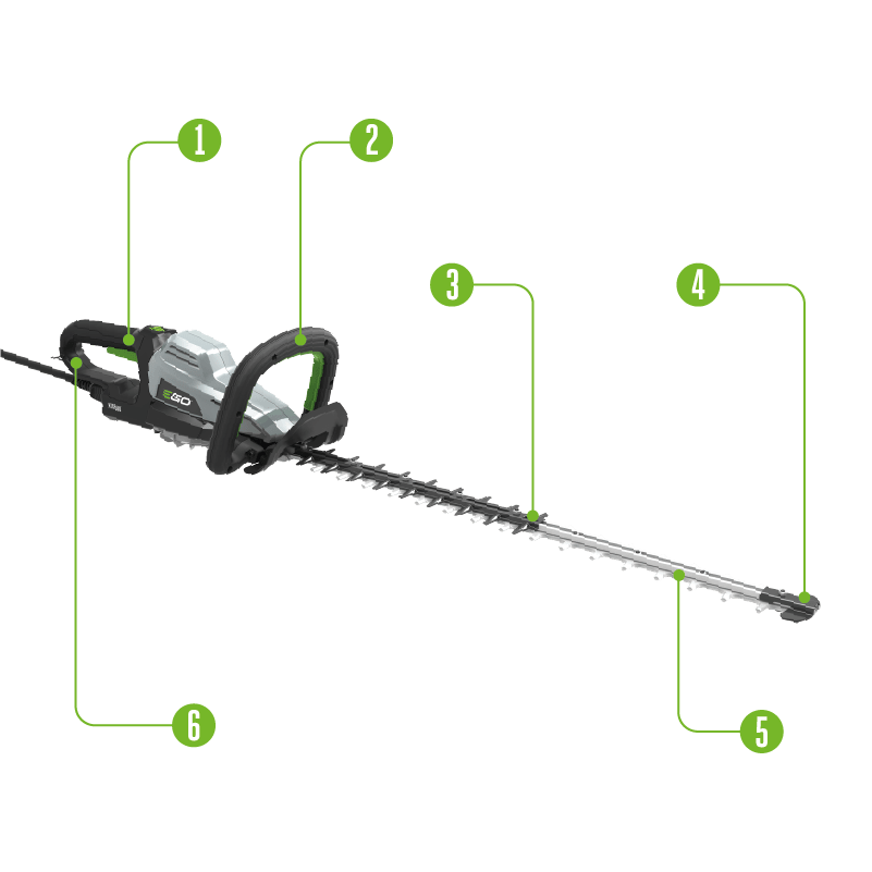 Hedge Trimmer Key Features Image